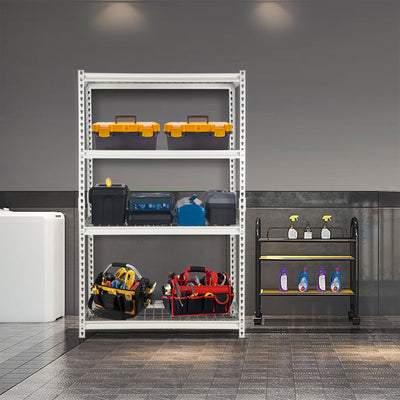 Pachira 36"W x 60"H 4 Shelf Steel Shelving for Home & Office, White (Used) - VMInnovations
