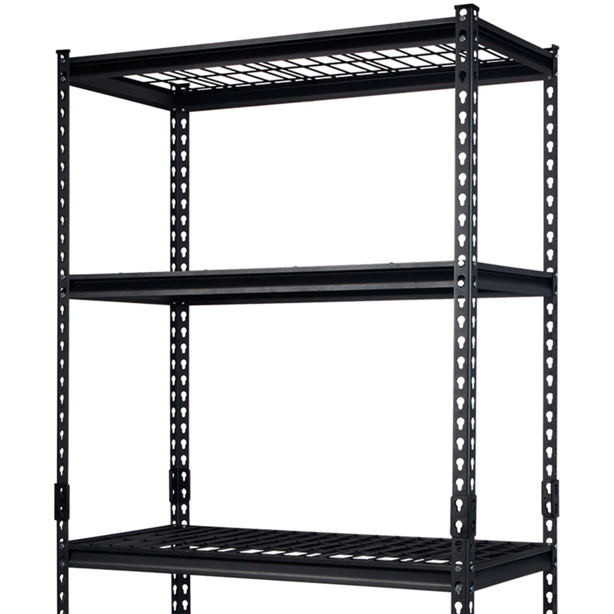 Pachira 36"Wx72"H 5 Shelf Steel Shelving for Home & Office , Black (Used) - VMInnovations