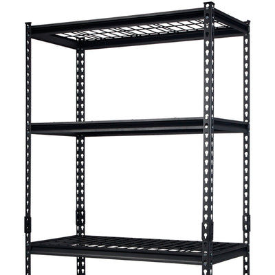Pachira 36"Wx72"H 5 Shelf Steel Shelving for Home & Office , Black (Used) - VMInnovations