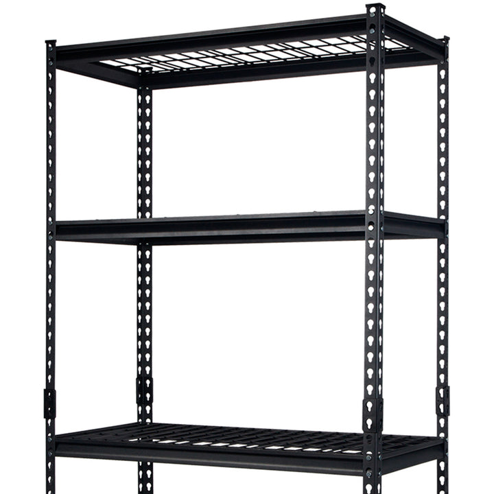 Pachira 36"Wx72"H 5 Shelf Steel Shelving for Home & Office , Black (Used)