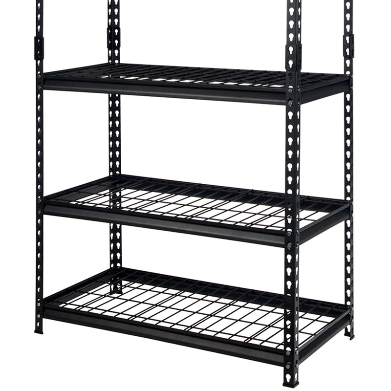 Pachira 36"Wx72"H 5 Shelf Steel Shelving for Home & Office , Black (Used)