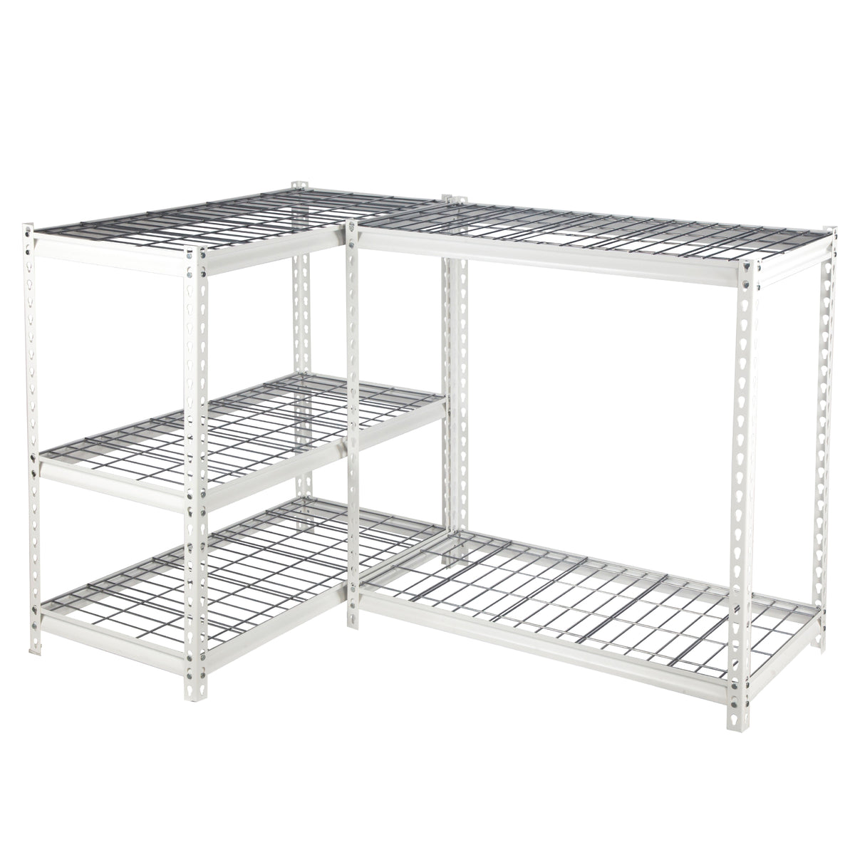 Pachira 48"W x 72"H 5 Shelf Shelving for Home & Office , White (Open Box) - VMInnovations