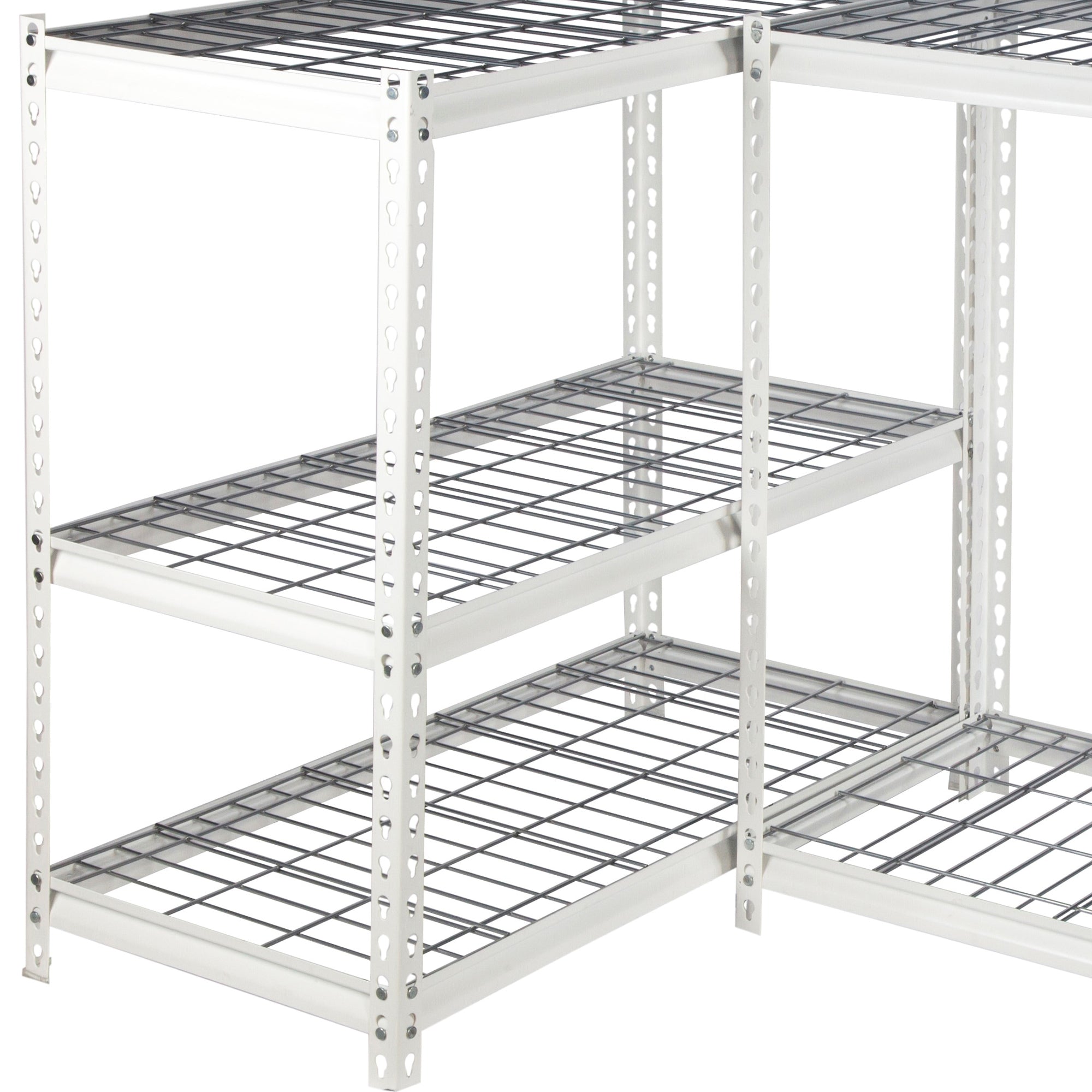 Pachira 48"W x 72"H 5 Shelf Steel Shelving for Home & Office, White (Used) - VMInnovations