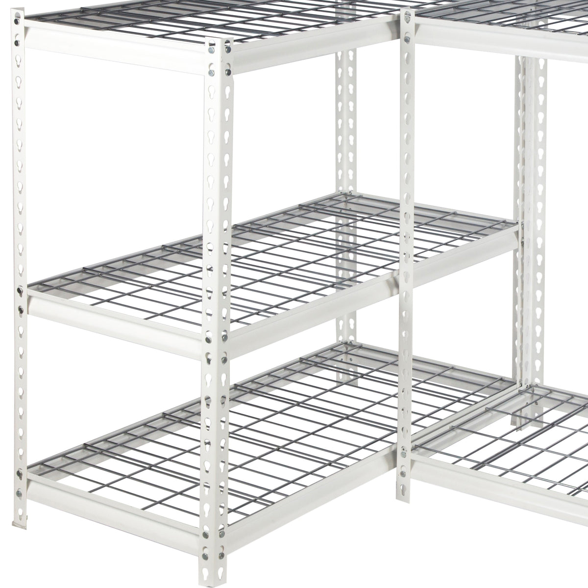 Pachira 48"W x 72"H 5 Shelf Shelving for Home & Office , White (Open Box) - VMInnovations