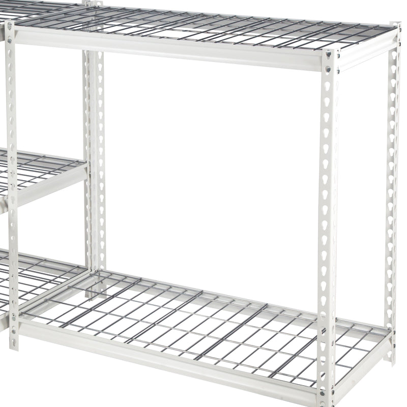 Pachira 48"W x 72"H 5 Shelf Shelving for Home & Office , White (Open Box)