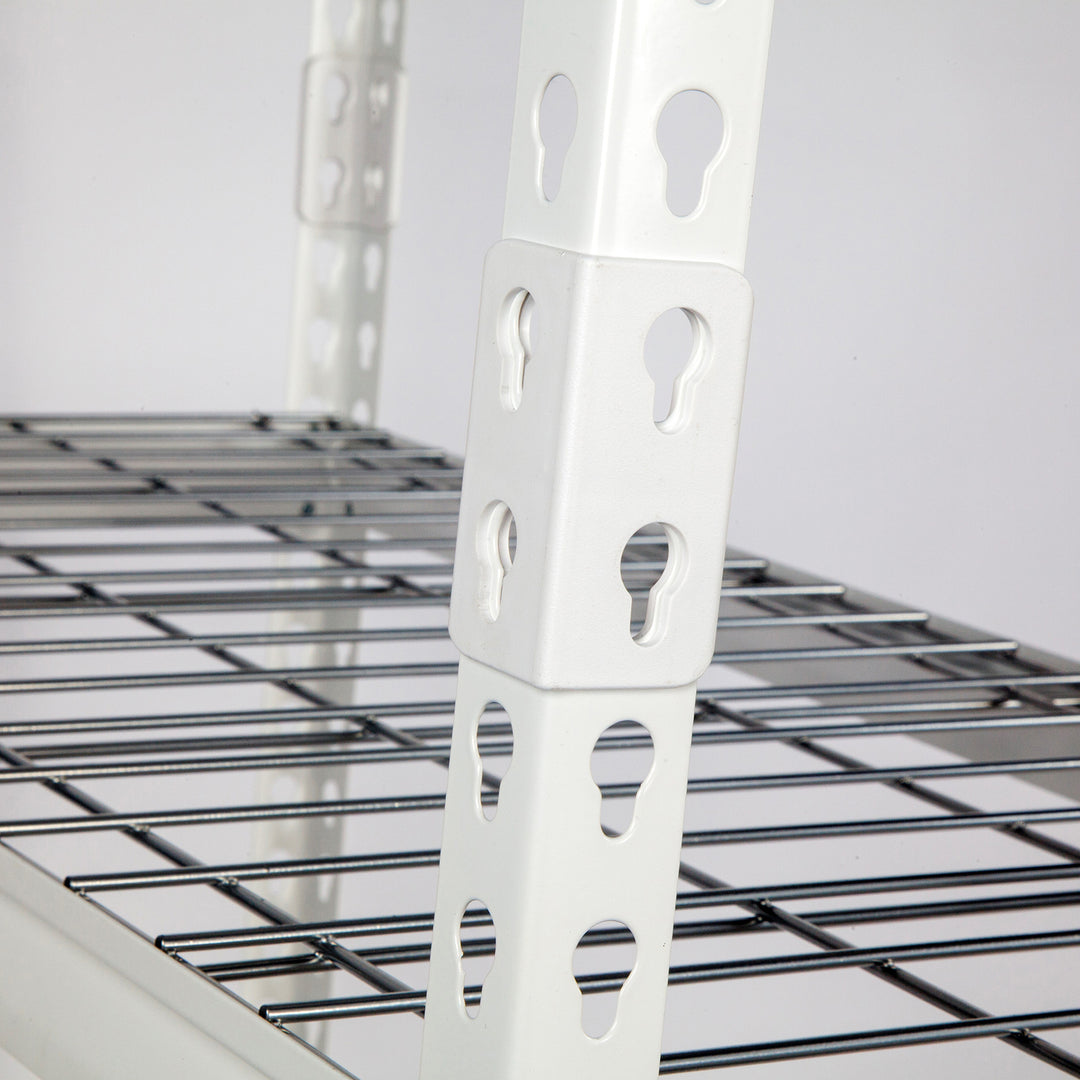 Pachira 48"W x 72"H 5 Shelf Shelving for Home & Office , White (Open Box)