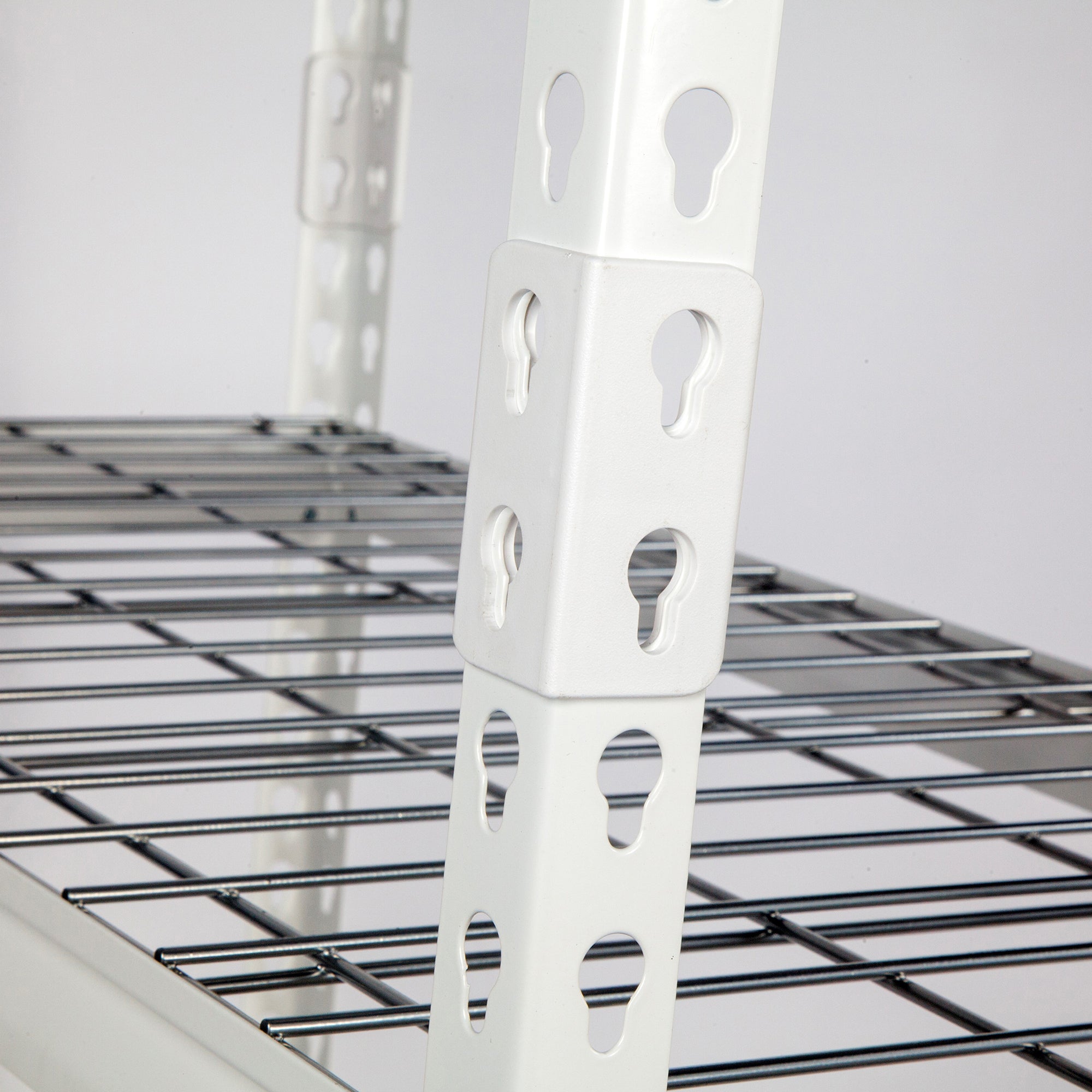 Pachira 60"W x 72"H 5 Shelf Steel Shelving for Home and Office Organizing, White - VMInnovations