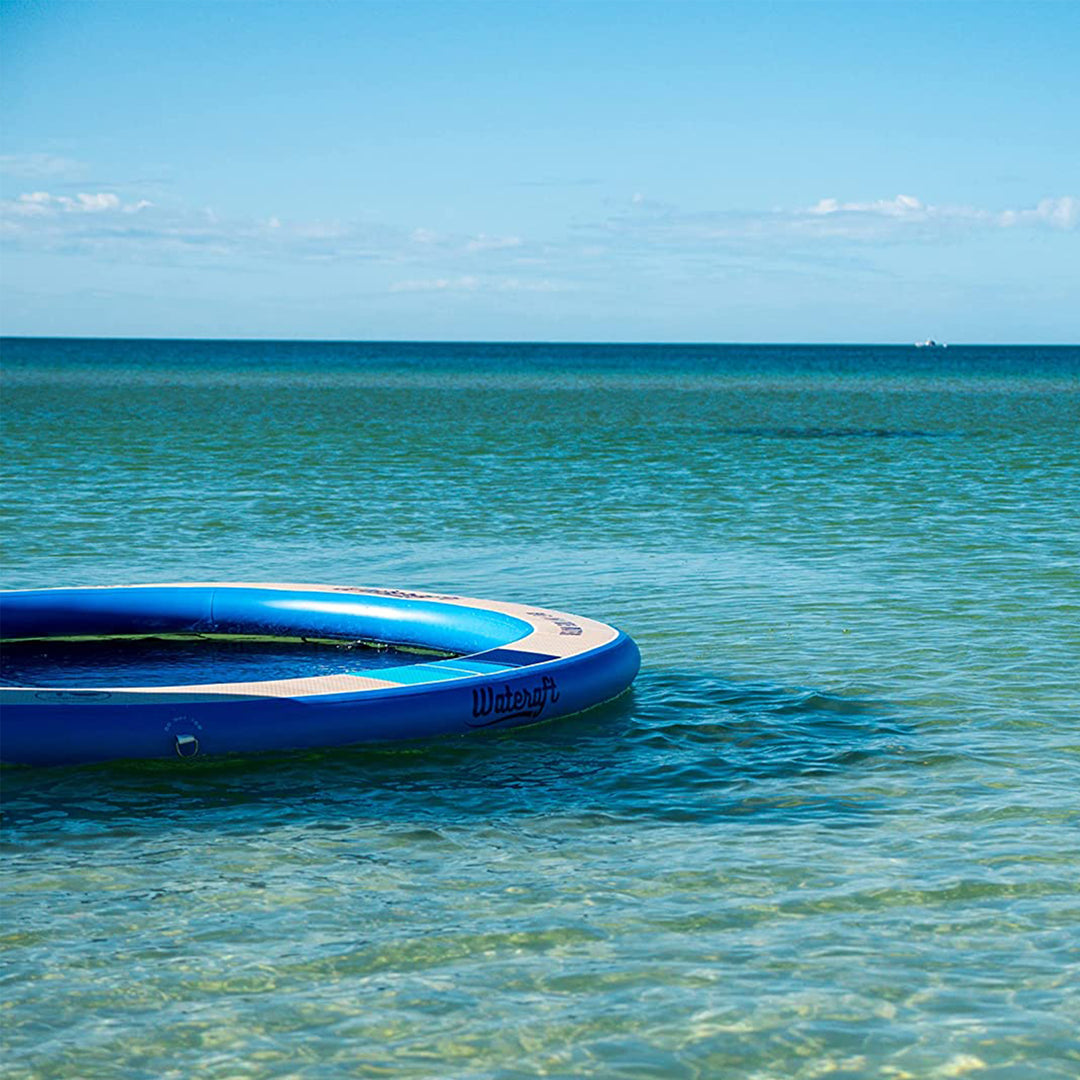 WateRaft Floating Inflatable Dock with Mesh Net, Supports Up To 6 Adults (Used) - VMInnovations