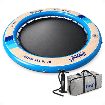 WateRaft Floating Inflatable Dock with Mesh Net Center - VMInnovations