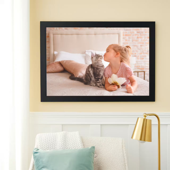 Home Collection 30" x 20'' Hanging Picture Frame, Black (4 Pack) (Used) - VMInnovations