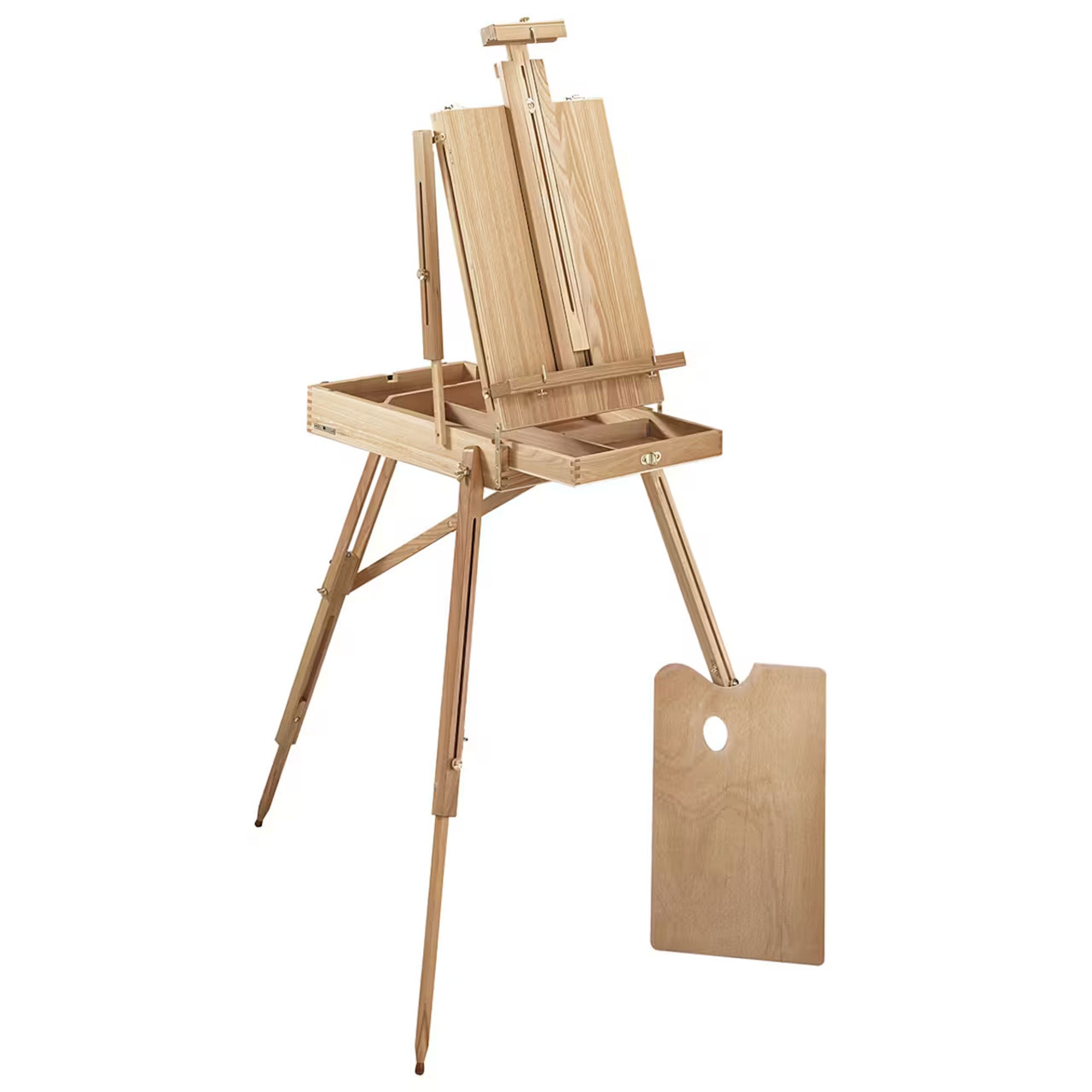 Artist's Loft French Easel w/Palette Holder & Adjustable Storage Tray (Open Box) - VMInnovations
