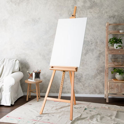 Artist's Loft Art Wood Display Stand Easel w/Braced Back & Rubber Feet(Open Box) - VMInnovations