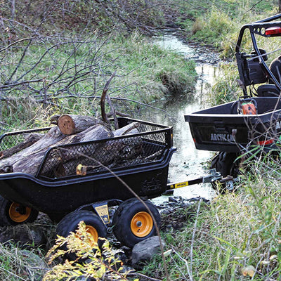Polar Trailer 2" Coupler Kit with HD 1500TA Steel Tandem Axle Hauling Trailer