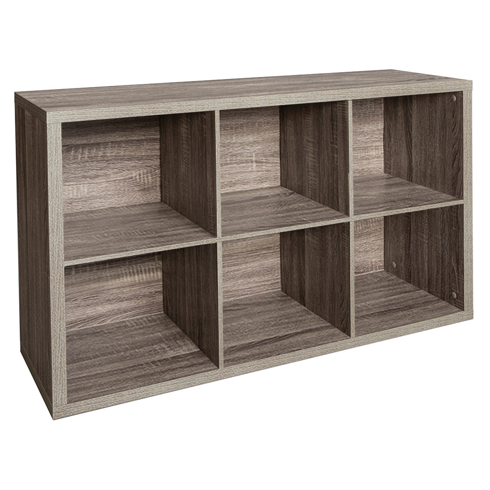 ClosetMaid Decorative 6 Cube Home Display Versatile Storage Organizer,Gray(Used) - VMInnovations