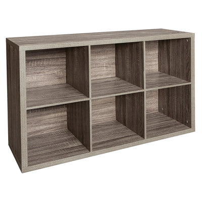 ClosetMaid Decorative 6 Cube Home Display Versatile Storage Organizer,Gray(Used) - VMInnovations