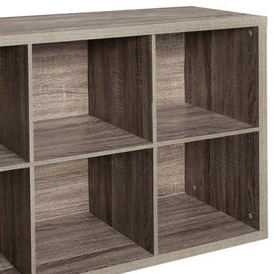 ClosetMaid Decorative 6 Cube Open Home Display Storage Organizer, Gray (Damaged) - VMInnovations