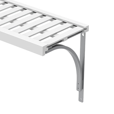 ClosetMaid Ventilated 48 x 12" Home Storage Versatile Closet Shelf Unit, White - VMInnovations