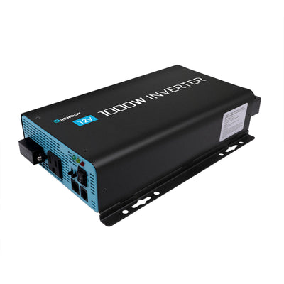 Renogy 1000W 12V Easy Set Up Pure Sine Wave Inverter with Power Saving Mode