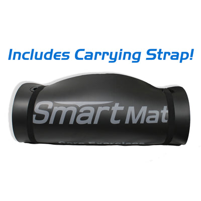 Prism Fitness Extra Thick Self Guided Exercise Mat w/Carry Strap, Black (Used) - VMInnovations