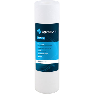 SpiroPure 10"x2.5" 5 Micron Melt-Blown Polypropylene Filter (24 Pk)(Open Box) - VMInnovations