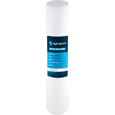 SpiroPure 20"x4.5" Dual Gradient Polypropylene Water Filter (6 Pack) (Open Box)