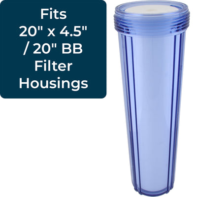 SpiroPure 20"x4.5" Dual Gradient Polypropylene Water Filter (6 Pack) (Open Box)