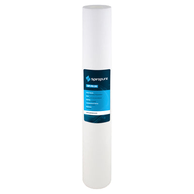 SpiroPure 20 x 2.5" Melt Blown Water Filter, 5 Micron (20 Pack) (Open Box)