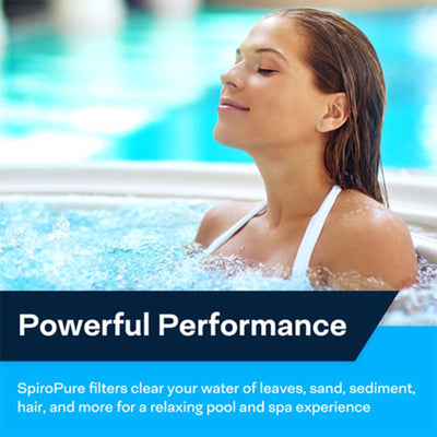 SpiroPure SP-PS-6541-SET Hot Tub Spa Pool Replacement Water Filter Cartridge Set