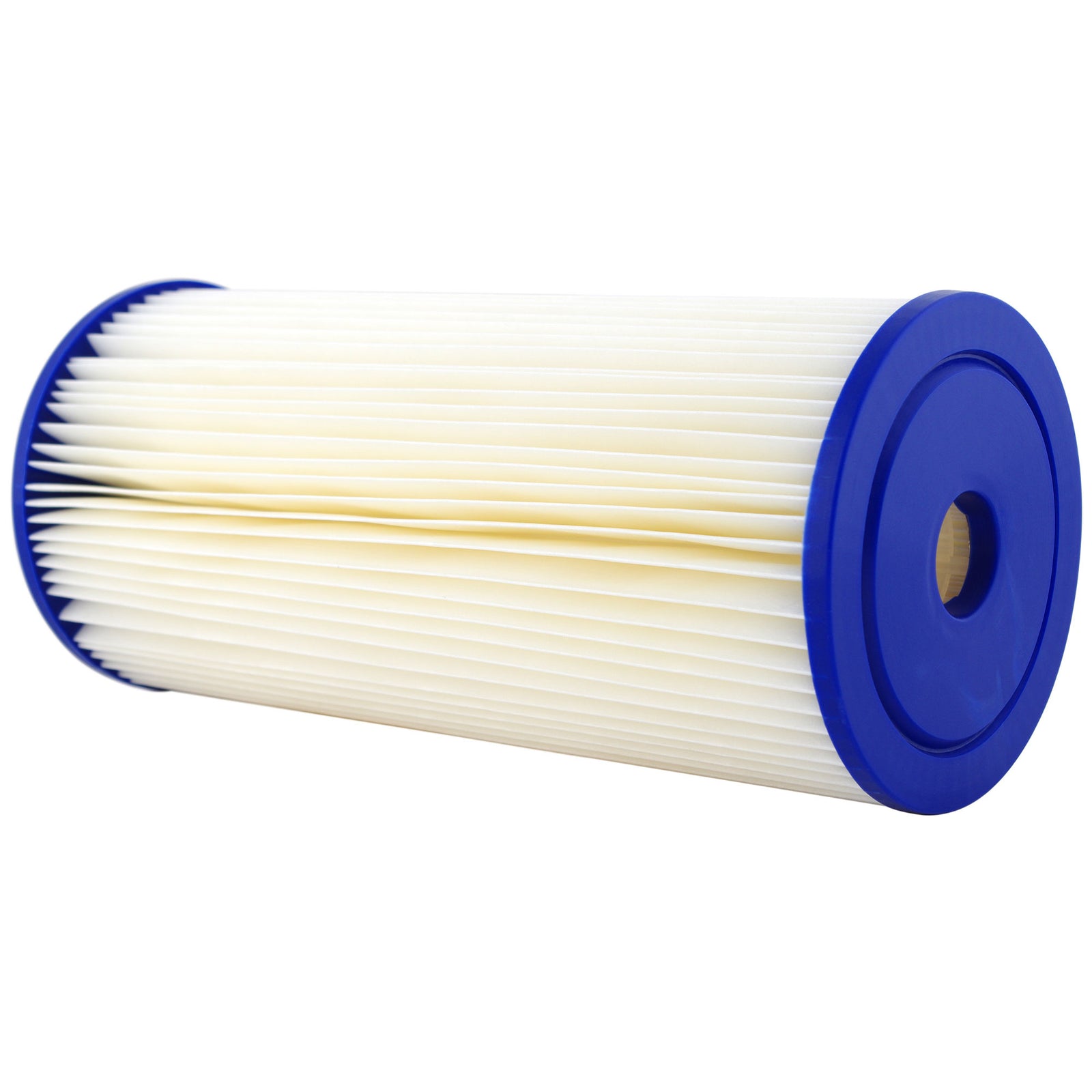 SpiroPure 10 x 4.5" Pleated Polyester Water Filter Cartridge, 30 Micron (8 Pack) - VMInnovations