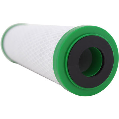 SpiroPure 10 x 2.5 Inch 0.5 Micron Carbon Block Water Filter Cartridge (12 Pack)