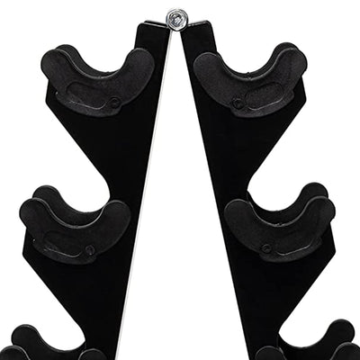 BalanceFrom 2, 3, 5, 8 & 10lb Neoprene Coated Dumbbell Set w/Rack (Open Box) - VMInnovations