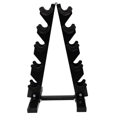 BalanceFrom 2, 3, 5, 8 & 10lb Neoprene Coated Dumbbell Set w/Rack (Open Box) - VMInnovations