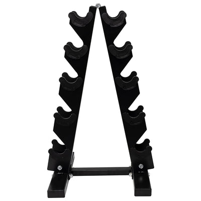 BalanceFrom Fitness 3, 5, 8, 10 & 12lbs Neoprene Dumbbell Set w/ Stand(Open Box) - VMInnovations