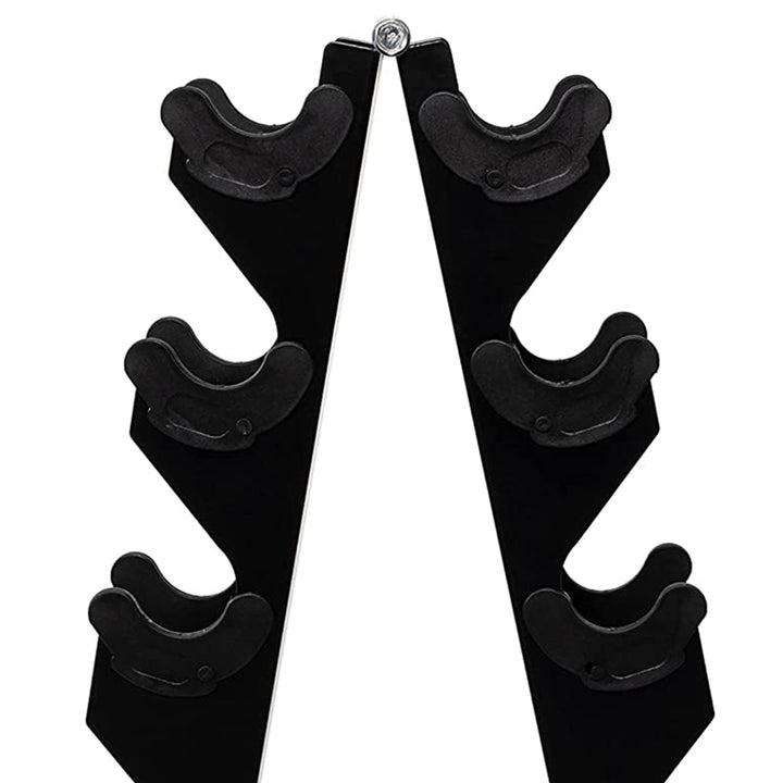 BalanceFrom Fitness 3, 5, 8, 10 & 12lb Neoprene Dumbbell Set w/Stand (Used)