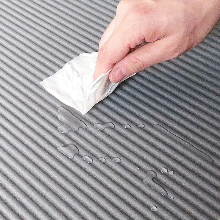 BalanceFrom 1" Extra Thick Exercise Yoga Mat with Carrying Strap, Gray(Open Box)