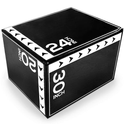 Fitness 16 Pound Versatile 3-in-1 Plyometric Jumping Exercise Box (Used) - VMInnovations