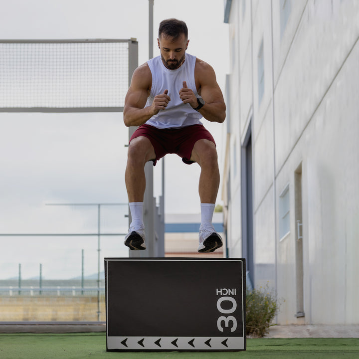 BalanceFrom Fitness 16 Pound Versatile 3-in-1 Plyometric Jumping Exercise Box