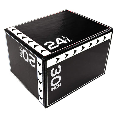 Fitness 16 Pound Versatile 3-in-1 Plyometric Jumping Exercise Box (Used) - VMInnovations