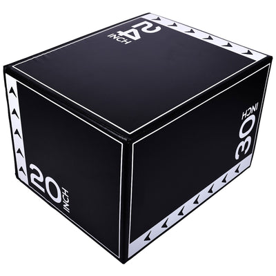 Fitness 16 Pound Versatile 3-in-1 Plyometric Jumping Exercise Box (Used) - VMInnovations