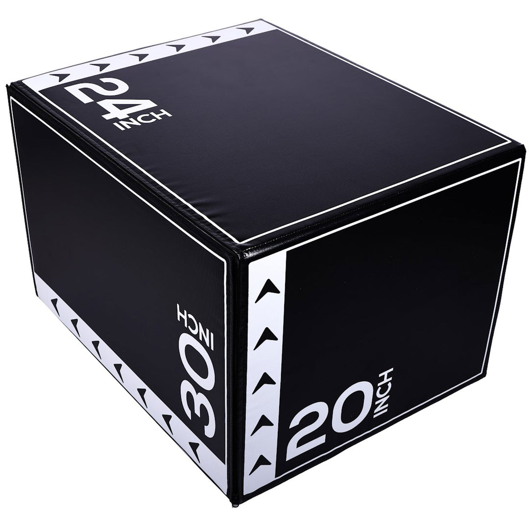 BalanceFrom Fitness 60 Pound Versatile 3-in-1 Plyometric Jumping Exercise Box - VMInnovations