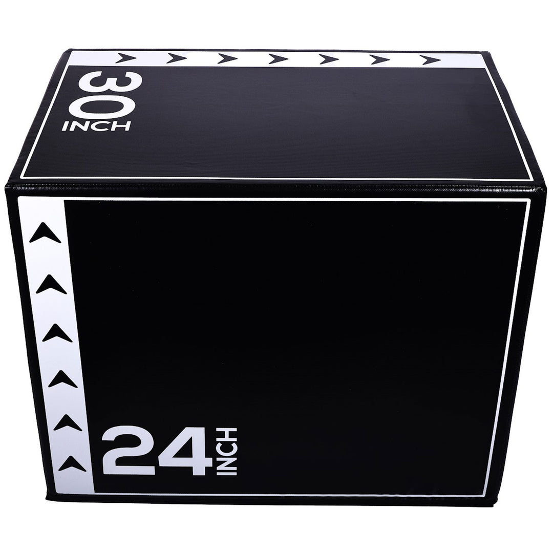 BalanceFrom Fitness 60 Pound Versatile 3-in-1 Plyometric Jumping Exercise Box - VMInnovations