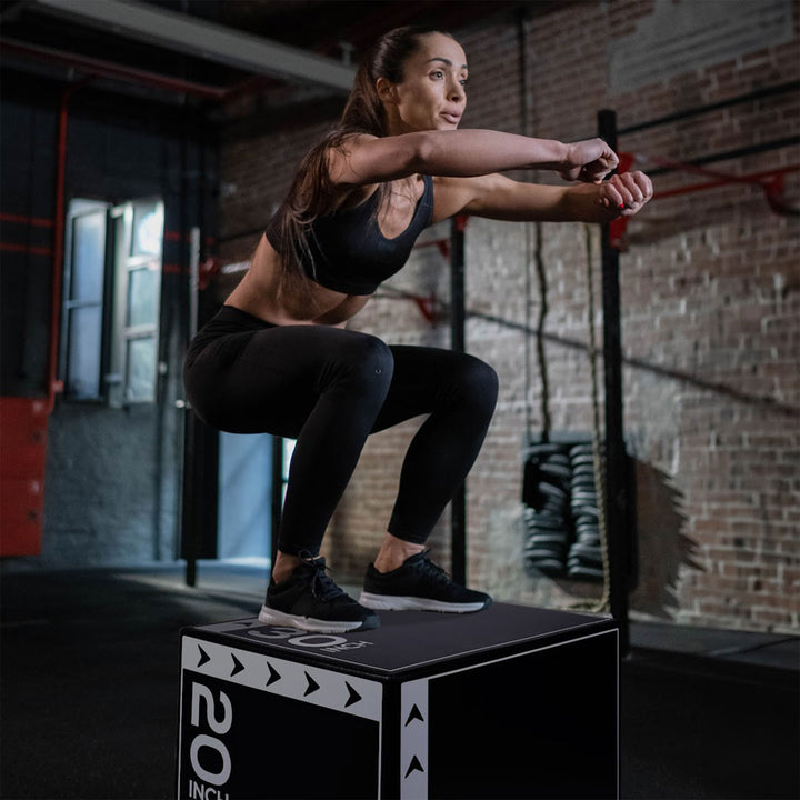 BalanceFrom 60lb Versatile 3-in-1 Plyometric Jumping Exercise Box (Open Box)
