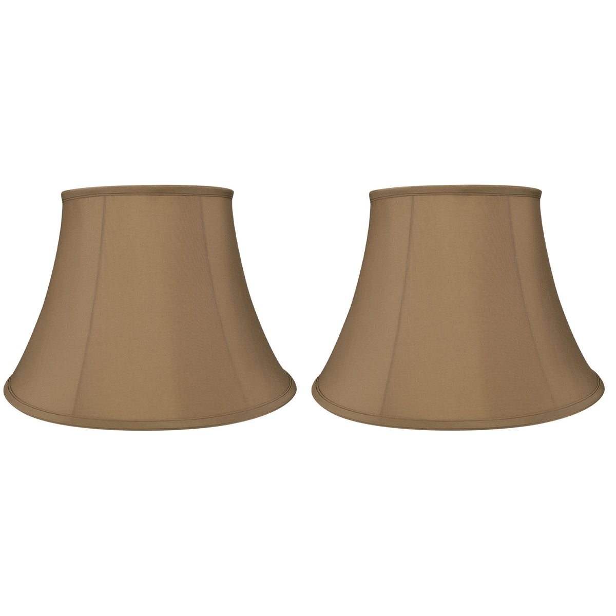 ALUCSET Royal Style Linen Lampshade for Table and Floor Lamps, Beige (2 Pack)