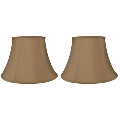 ALUCSET Royal Style Linen Lampshade for Table and Floor Lamps, Beige (2 Pack)