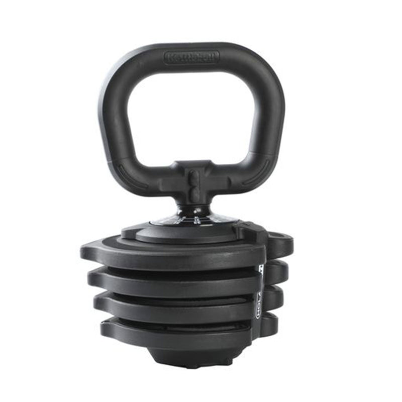 HolaHatha 3-in-1 Home Gym Workout Dumbbell Set Equipment, Black (Used)