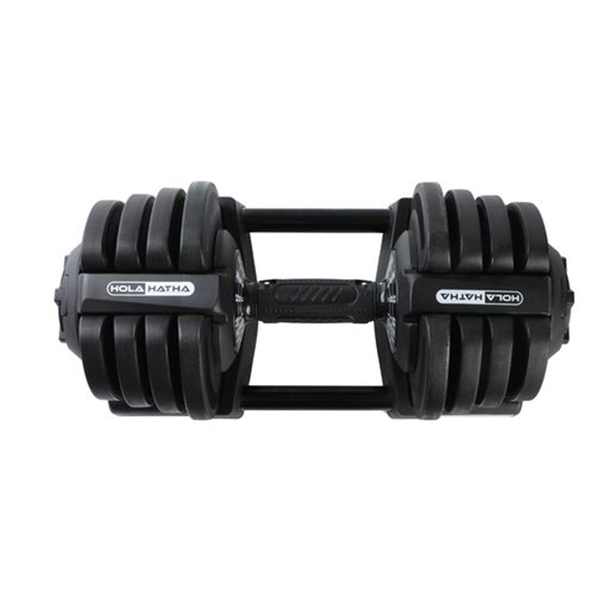 HolaHatha 3-in-1 Home Gym Workout Dumbbell Set Equipment, Black (Used) - VMInnovations