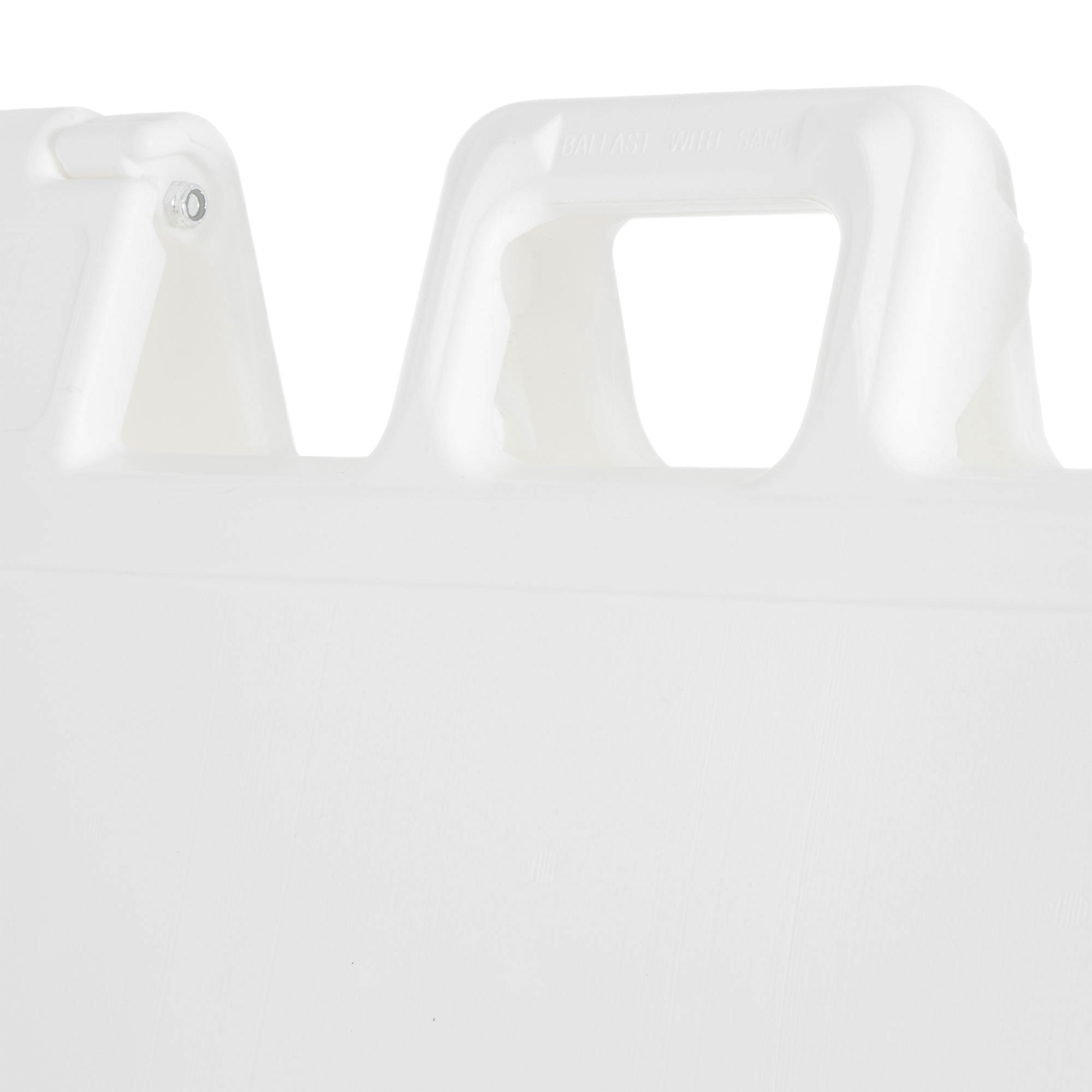 Plasticade Signicade Folding Sidewalk Double Sided Sign Stand, White (3 Pack)