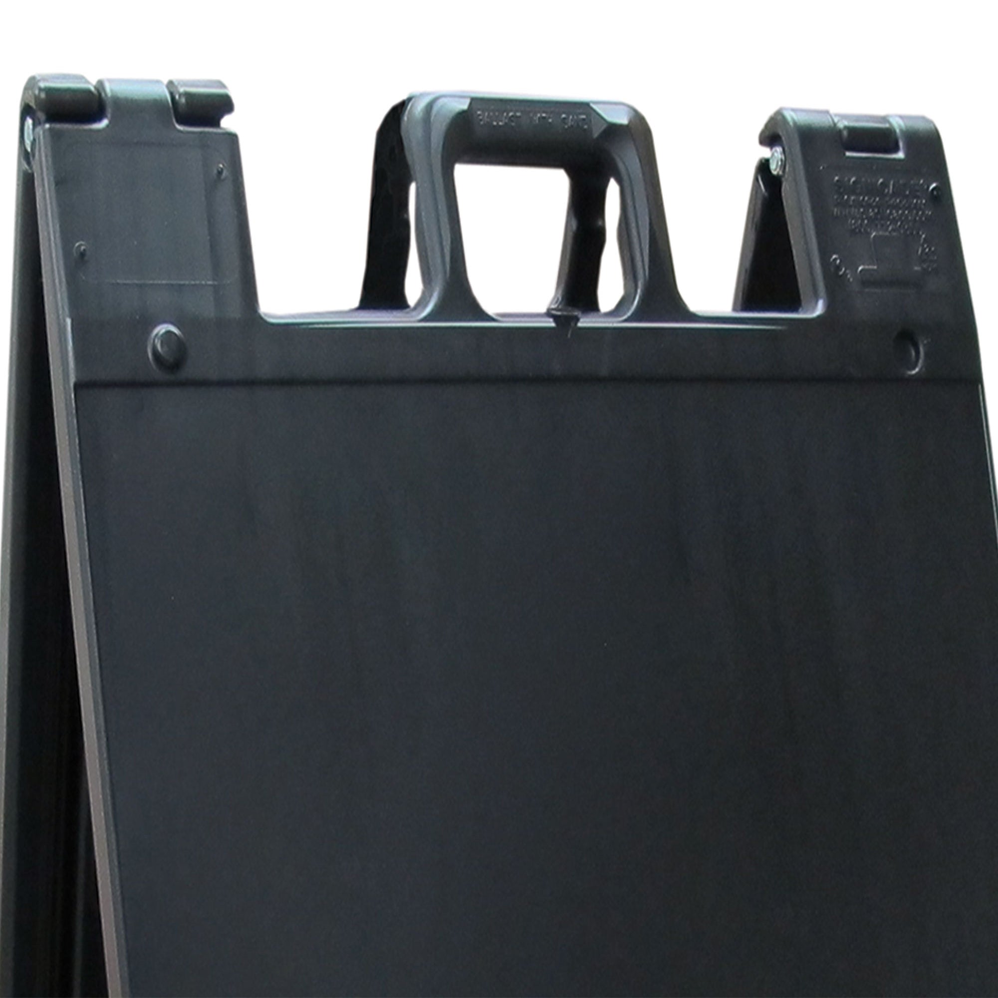 Plasticade Signicade Folding Sidewalk Double Sided Sign Stand, Black (3 Pack) - VMInnovations