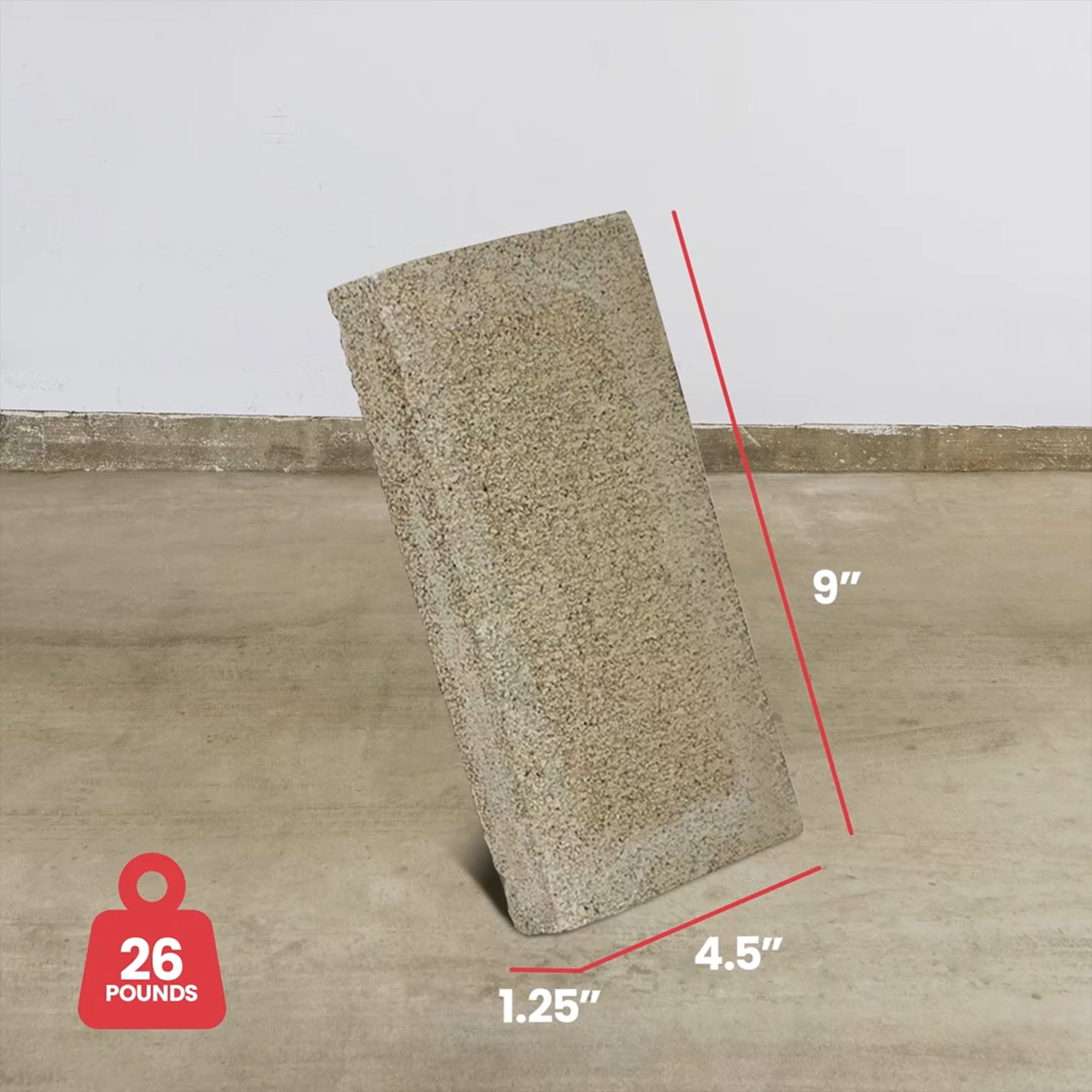 US Stove Company 4.5 x 9 x 1.25" Wood Burning Stove Pumice Firebrick (12 Pack) - VMInnovations