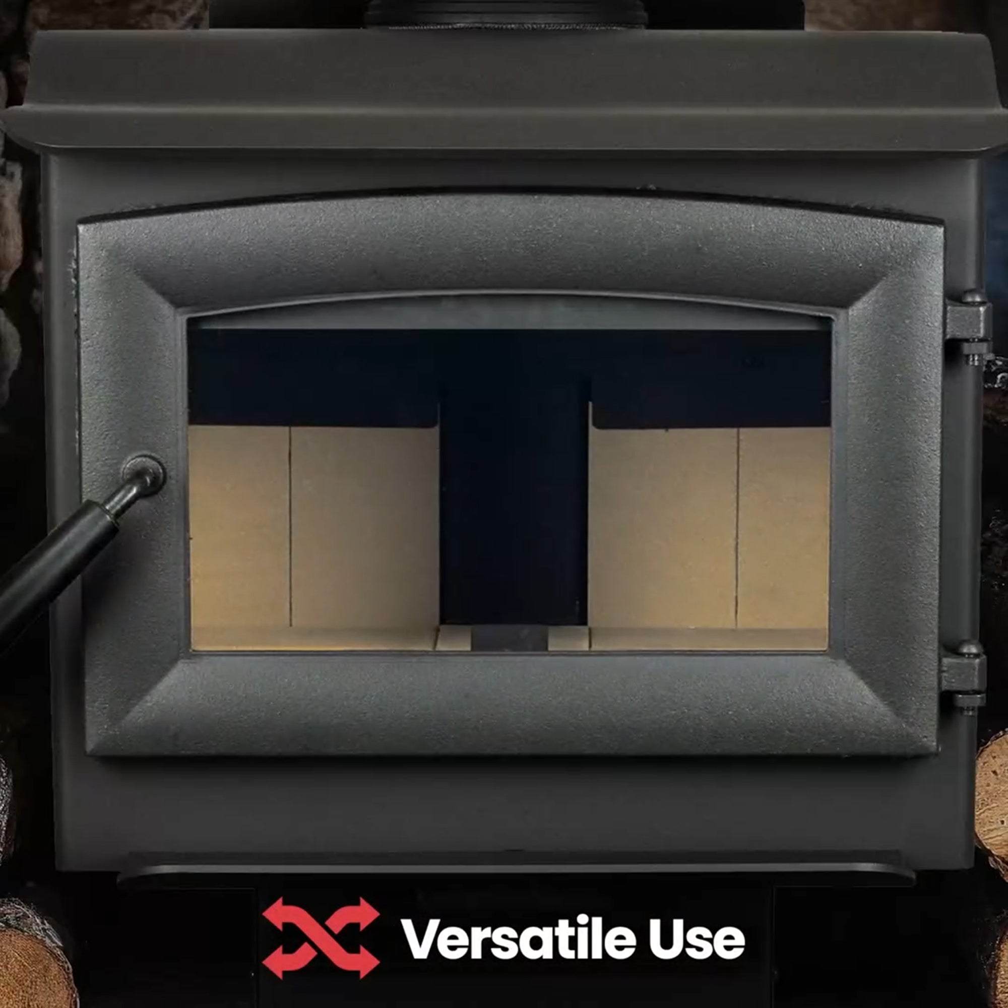 US Stove Company 4.5 x 9 x 1.25" Wood Burning Stove Pumice Firebrick (12 Pack) - VMInnovations